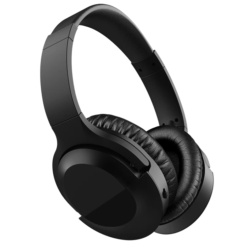 Active Noise Reduction Headset Bluetooth Wireless Folding Deep Bass For Sports Music Lightweight Swiveling Ear Cups