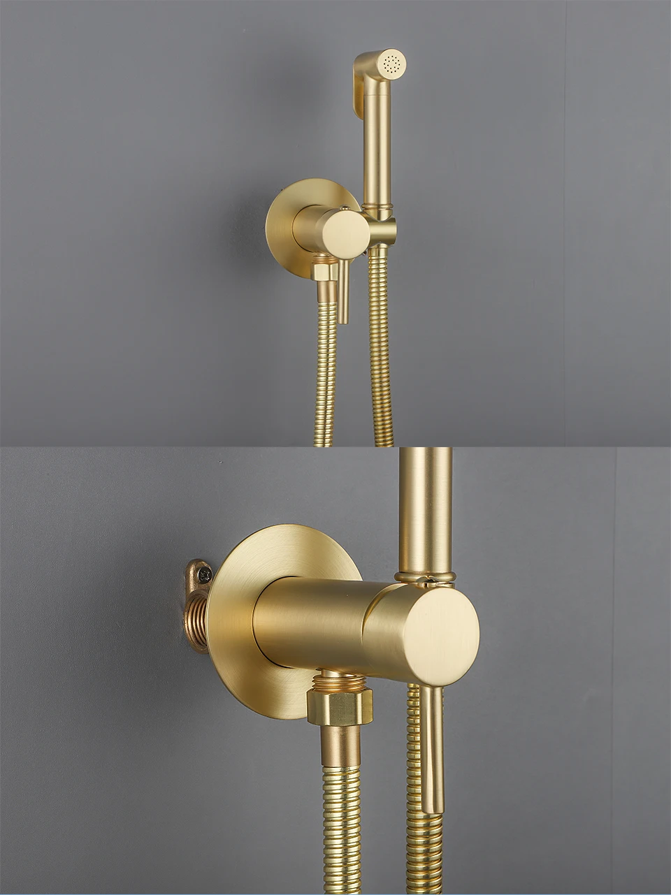 Description Picture 6 of itemULA Hygienic Shower Brass Bidet Faucet Gold Toilet Bidet Sprayer Hot Cold Water Mixer Handheld for toilet washing Bidet Sprayer