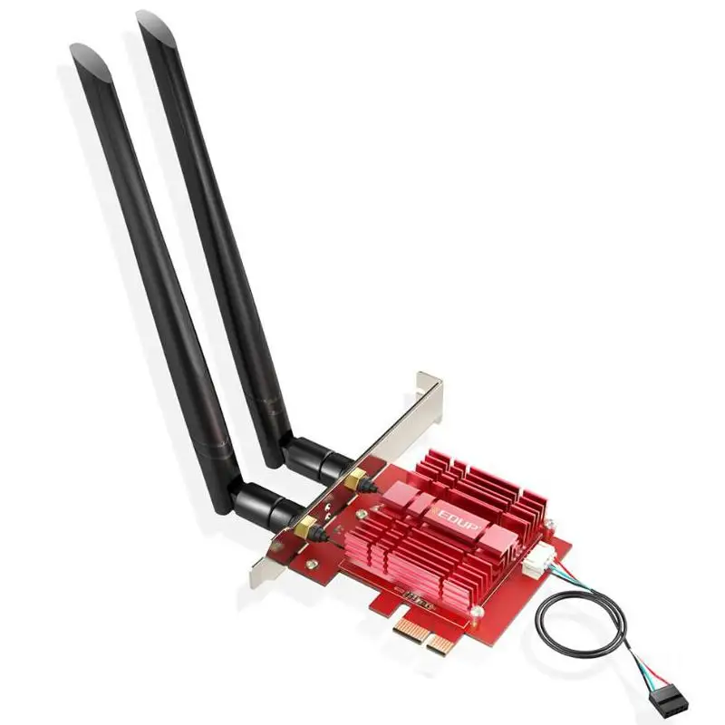EDUP AX200 3000 Мбит/с двухдиапазонный Pci e 802.11ax Intel Wifi 6 AX200NGW Беспроводной Wi Fi Bluetooth 5 0
