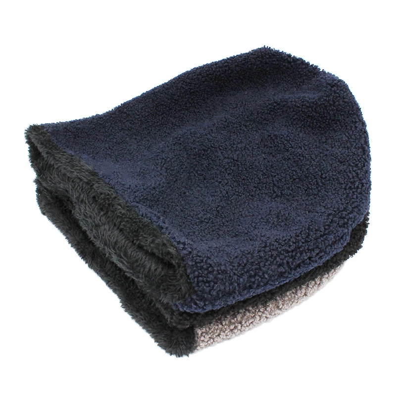 ALTOBEFUN Skullies Beanie Мужская зимняя шапка из искусственного меха теплая мешковатая Шапка Для Взрослых Шапочки плотная шапка для женщин Шапки BHT146