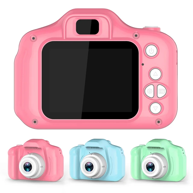 Cámara de vídeo Digital para niños, Mini cámara de proyección de 1080P con pantalla de 2 pulgadas, juguetes educativos para regalo de bebé 1