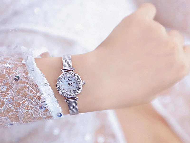 Женские роскошные Брендовые Часы стразы женские часы розовое золото маленький циферблат женские наручные часы из нержавеющей стали Reloj Mujer