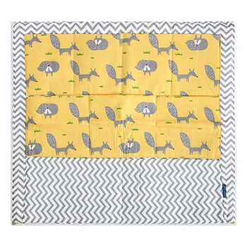 

Storage Bag Multifunctional 60*50cm Multi-layer Hanging Multi-pockets Bed Organizer Baby Supplies Cartoon Crib