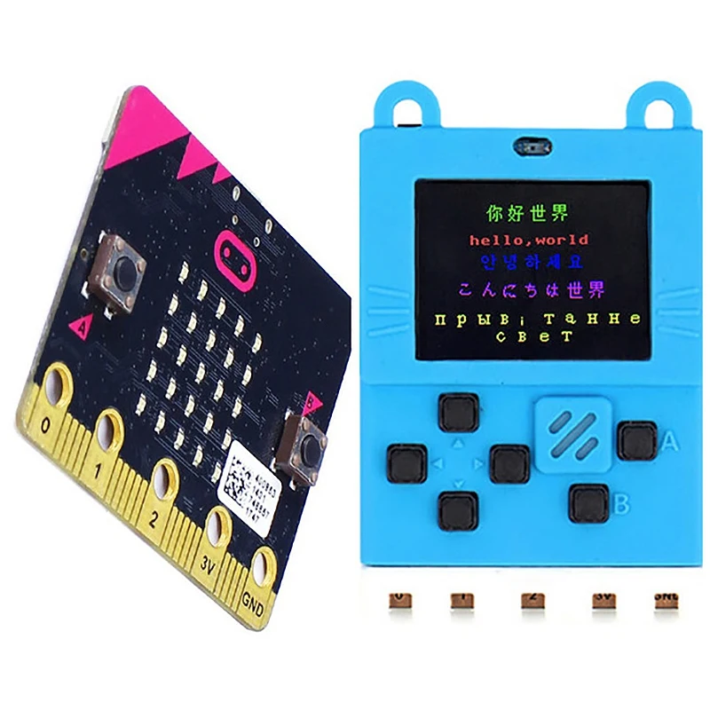 Макетная плата совместима с Micro: Bit графическим программированием scrch3 pyn