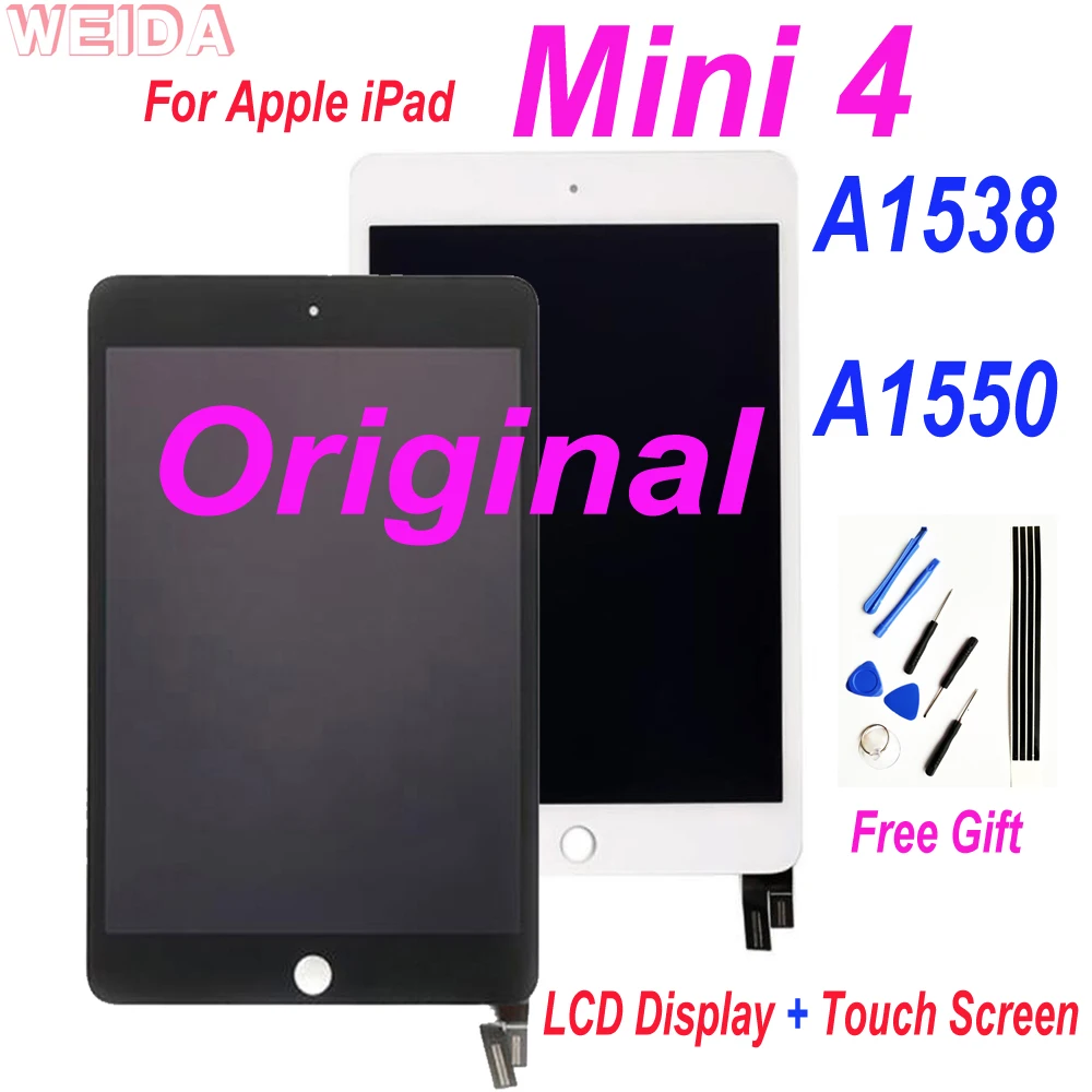 Original Lcd For Ipad Mini 4 Mini4 A1538 A1550 Lcd Display Touch Screen  Digitizer Assembly Replacement Part For Ipad Mini 4 Lcd - Tablet Lcds &  Panels - AliExpress