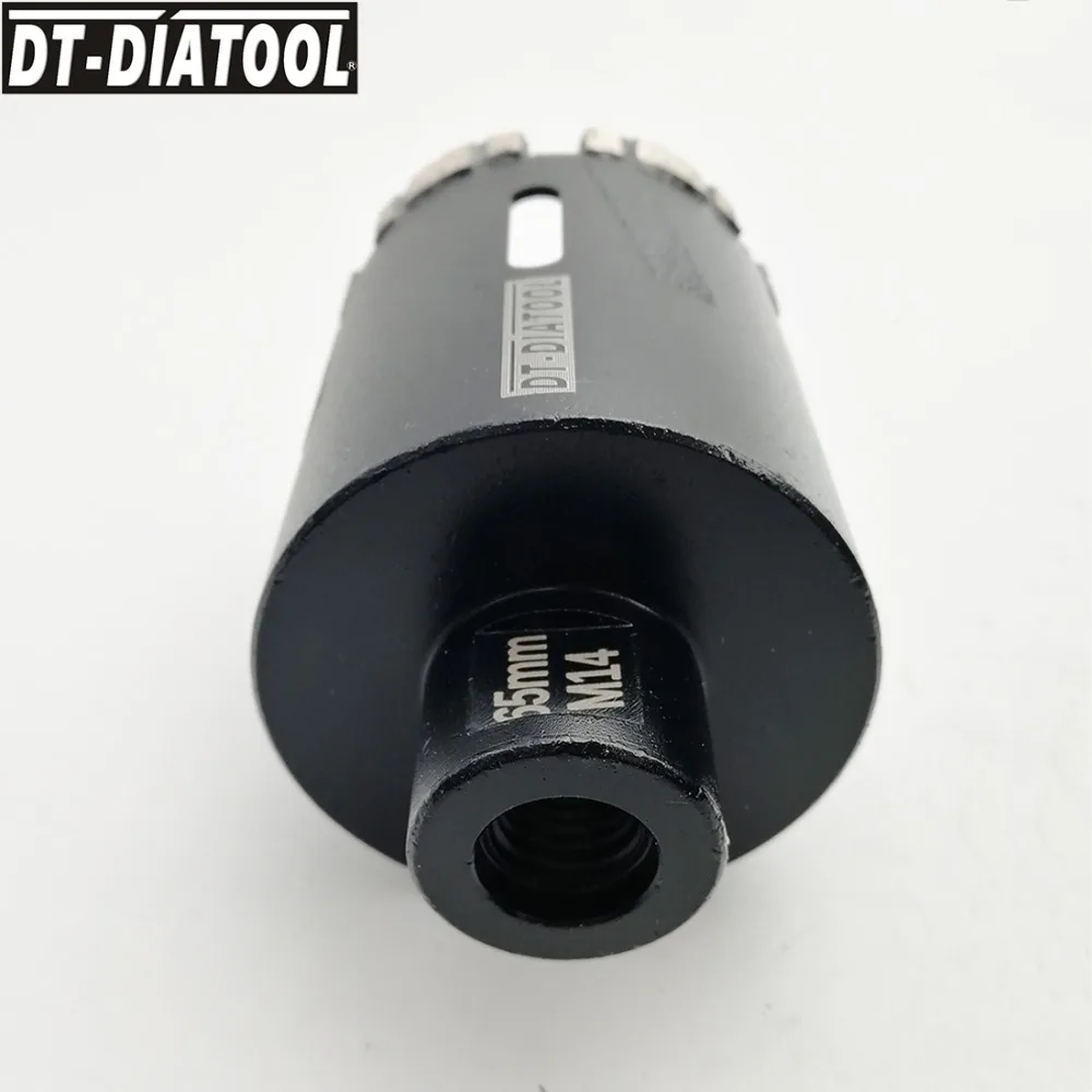 DT-DIATOOL 1 шт. M14 или 5/8-11 резьба Лазерная сварная Алмазная сухая бурильное сверло Гранит шлифовальное долото природа камень отверстие пилы