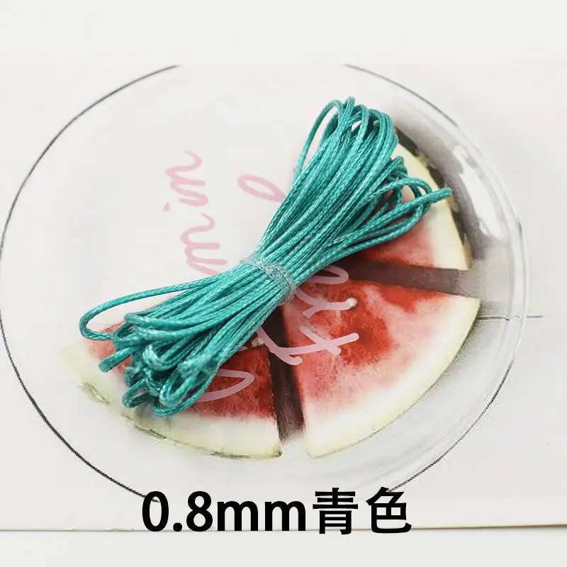 DIY аксессуары из бисера веревка материал 0,8 мм воск/Воск Веревка/линия воск/Воск линия/не выцветает - Цвет: blue