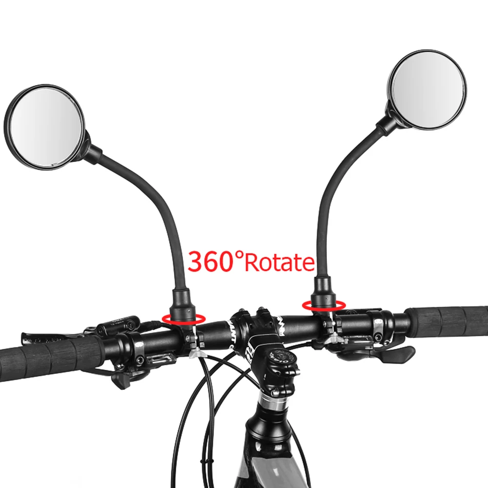 Bicycle Mirror MTB Road Bike Rearview Mirror Motorcycle Electric Vehicle Handlebar Flexible Safe Rear View Cycling Mirror BC0355 (8)