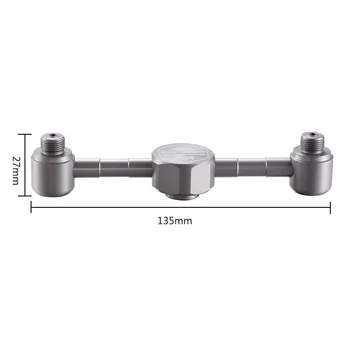 

Outdoor 2 Conversion Head Camp Furnace Converter Connector Adaptor Conversion Camping Stove Adapter Propane Tank Adapter Hot