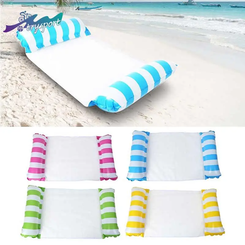 

Water Recreation Lounge Chair Inflatable Floating Bed Floating Foldable Double Backrest Floating Drainage Entertainment
