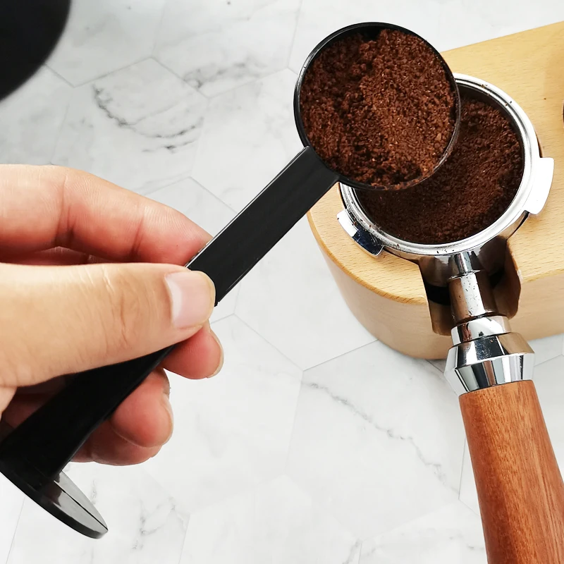 Description Picture 5 of itemDual-use Scoops Coffee Spoon 2 In 1 Measuring Spoon 10g Standard Powder Press Scoop Coffee Machine Accessories Kitchen Tools