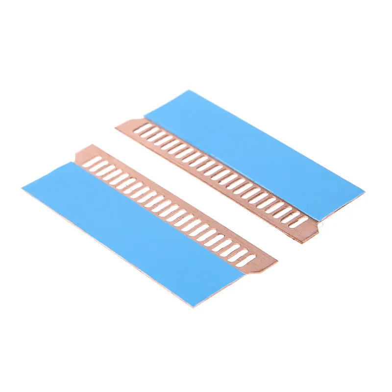 2Pcs Pure Copper Notebook Gaming Laptop Memory Heatsink Cooling Vest 0.5mm Radiator RAM Memory Cooler Heat Sink C26