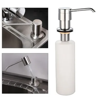 

Kitchen Sink Soap Dispenser ABS Plastic Built in Lotion Pump Plastic Bottle for Bathroom and Kitchen Liquid Soap organize 300ml