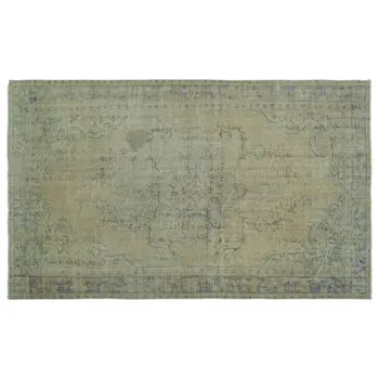 

Handmade Beige Vintage English English Area Rug 190x316 Cm-6'3''X10'4''
