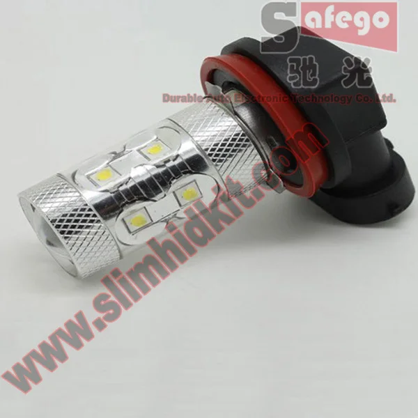 Safego 2 шт. Высокое качество H11 60 Вт светодиодный ные Противотуманные фары