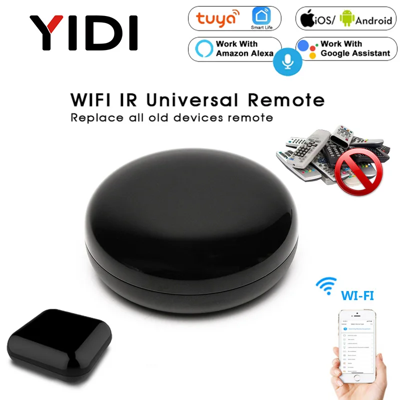 Wifi Smart IR Remote Control Hub UFO-R1 Infrared Universal Smart Life Tuya APP One for All Control TV Voice Timming Control