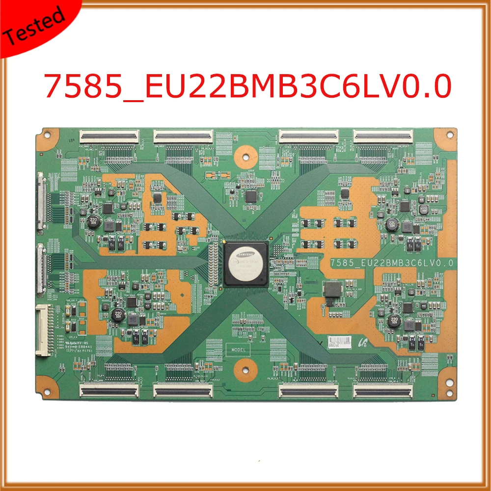 

T CON плата 7585 _ eu22bmb3c6lv0.0 T с картой для Samsung 4K TV, профессиональная тестовая плата, Плата дисплея, оригинальная зеркальная плата