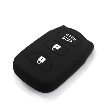 Cover chiave telecomando per Kia Hyundai Sonata Genesis Santa Fe Accent Coupe Tucson - KEYYOU 3 4 pulsante portachiavi auto in Silicone per Kia Hyundai Sonata Genesis Santa Fe