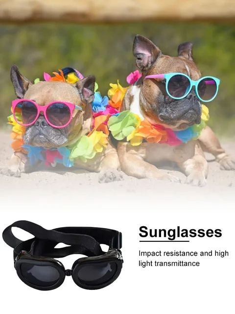 3 Colors Cute Pet Dog Sunglass Sun Glasses Pet Goggles Eye Wear Puppy Eye Protection Pet Grooming 2