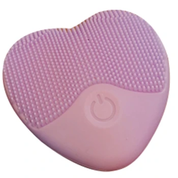 

Heart-Shaped Silicone Wash Brush Cleaning Shrinking Pores Oil-Control Facial Cleansing Brush