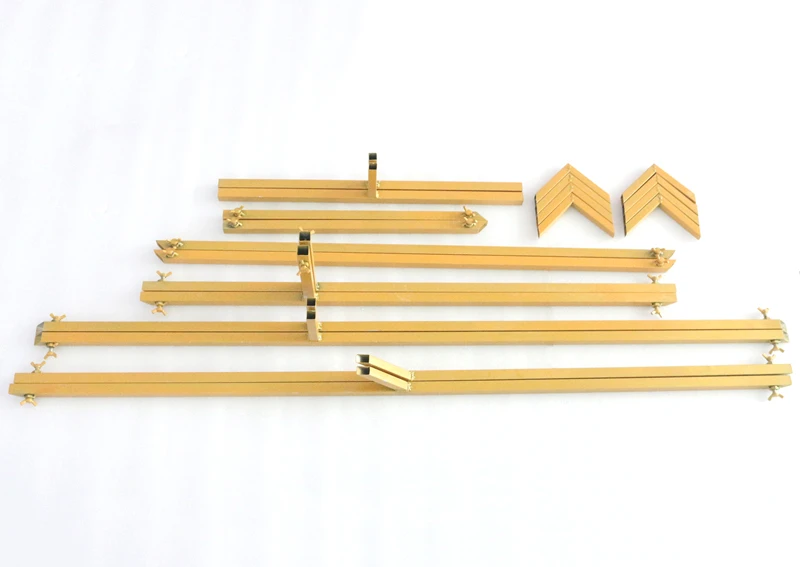 JAROWN Wedding Arch Rhombus Shelf Quadrilateral Geometry Flower Stand Shooting Props Home Party Decoration (12)