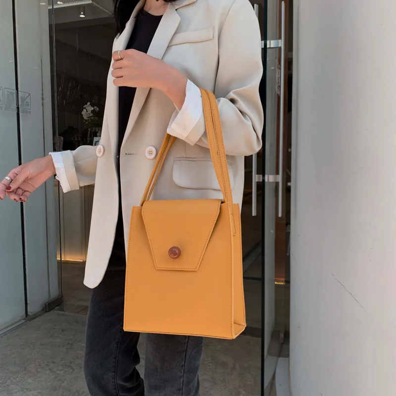 

France Non-mainstream Shoulder Bag Big Bag Women's 2019 New Style Fashion Korean-style Versatile Shoulder Bag Simple Fashion Han
