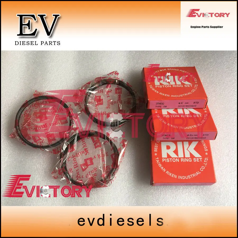 

Для Yanmar marine 3GM30 Набор для ремонта поршневое кольцо цилиндрическая прокладка подшипник