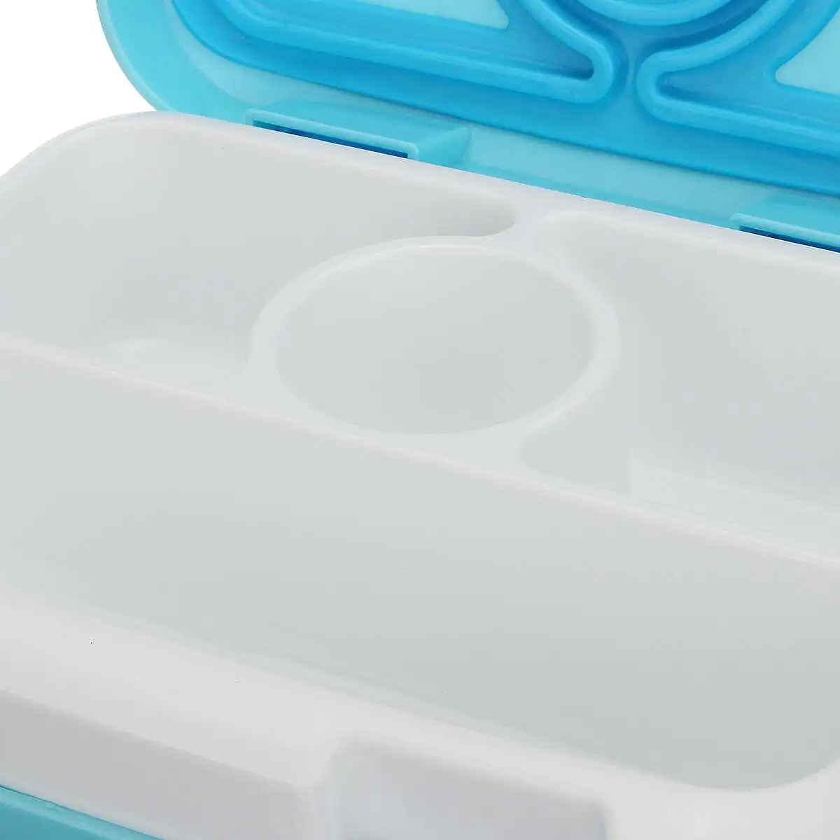 2 Слои модные Bento Коробки для обедов разделены Еда контейнер с ложкой микроволновая печь для пикника для хранения Коробки для обедов Пластик