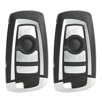 

2Pcs 4 Button 315Mhz Remote Flip Key W/ Id46 Chip Cas2 For Bmw E39 E46 X5 X3 Z3