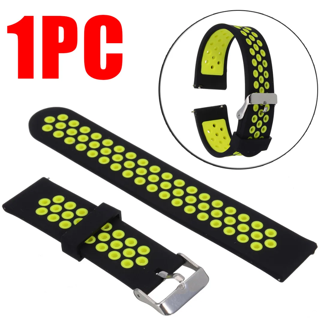 

Replacement Silicone Sport Wrist Band Strap for Samsung Galaxy Watch 42mm 46mm Premium Silicone Watchbands Accessories