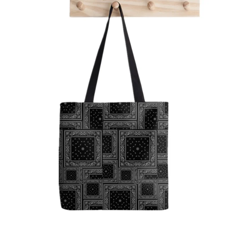 2021 Shopper Black cute Cat Peeking Print Tote Bag women Harajuku shopper handbag girl Shoulder shopping bag Lady Canvas Bag
