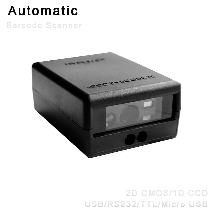 Сканер штрих кода RS232 USB экран считыватель кодов 1D CCD 2D CMOS QR автоматический красный