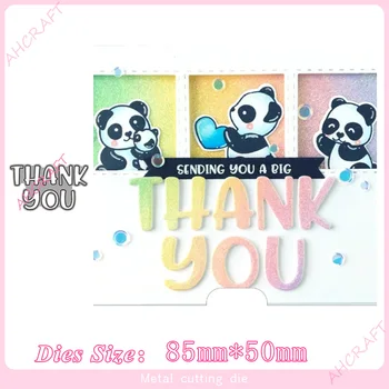 

Thank you Words Metal Cutting Dies for diy Scrapbooking Photo Album Decorative Embossing PaperCard Crafts Die Cut 2020
