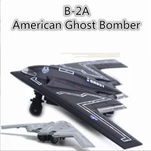 

1:36 Scale Diecast Metal Model B-2A American Ghost Bomber Alloy Fighter Aircraft Toy Pullback With Sound And Light Collection