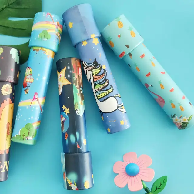 Montessori Rotating Kaleidoscope Imaginative Cartoon Prince Children Interactive Logical Magic Classic Educational Toys for Kids 2