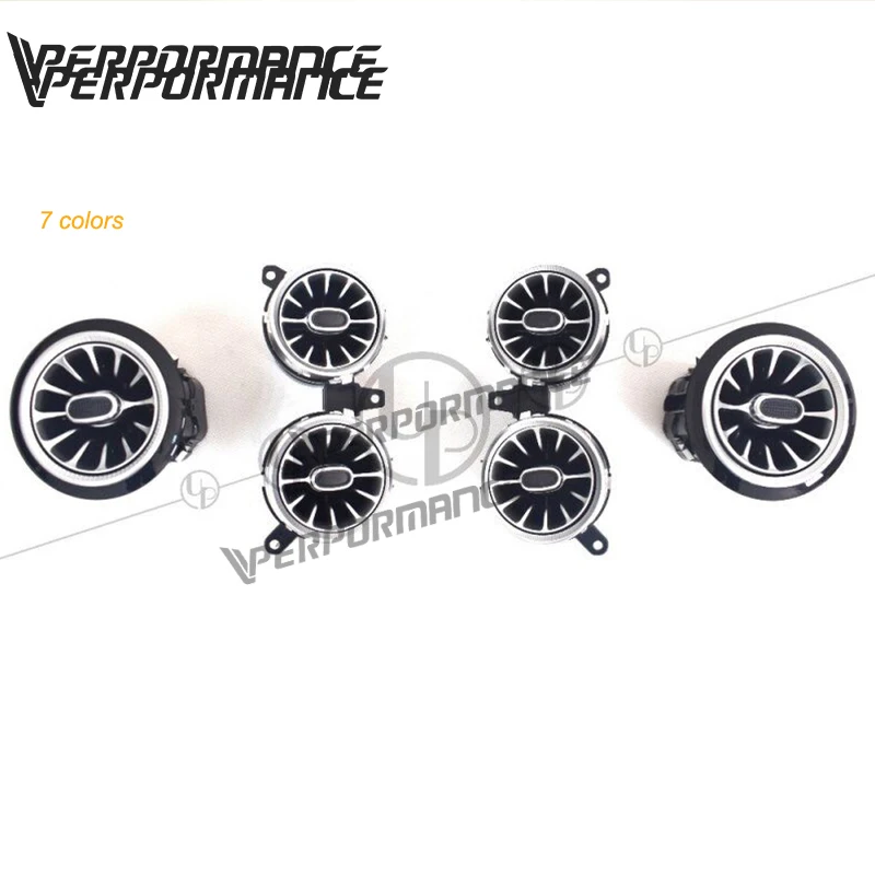 W222 air vents ambient lights 5