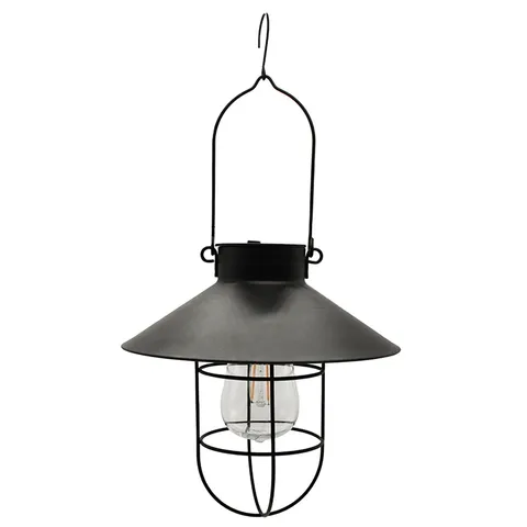 Lantern For Outdoor Hanging Vintage Metal Solar Lights Garden Light With Warm Led Lights For Outdoor Garden Yard Decor