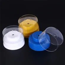 1 шт. держатель для сверла для ногтей подставка для сверления ногтей дисплеер Органайзер Контейнер Прозрачный чехол инструмент для маникюра