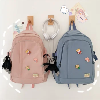 

Korean Harajuku Ins Wind Junior High School Student Backpack Female Japanese Girl Mori Backpack Middle School Student Schoolbag