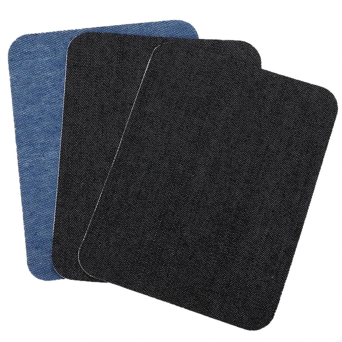 12Pcs Iron On Elbow Knee Denim Jeans Patches DIY Sewing Appliques Decor