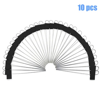 

10pcs Reusable Yard Plants Marker 10inches Practical Insertion Label Easy Read Metal Large-Faced Angled Home Garden Nursery Tag