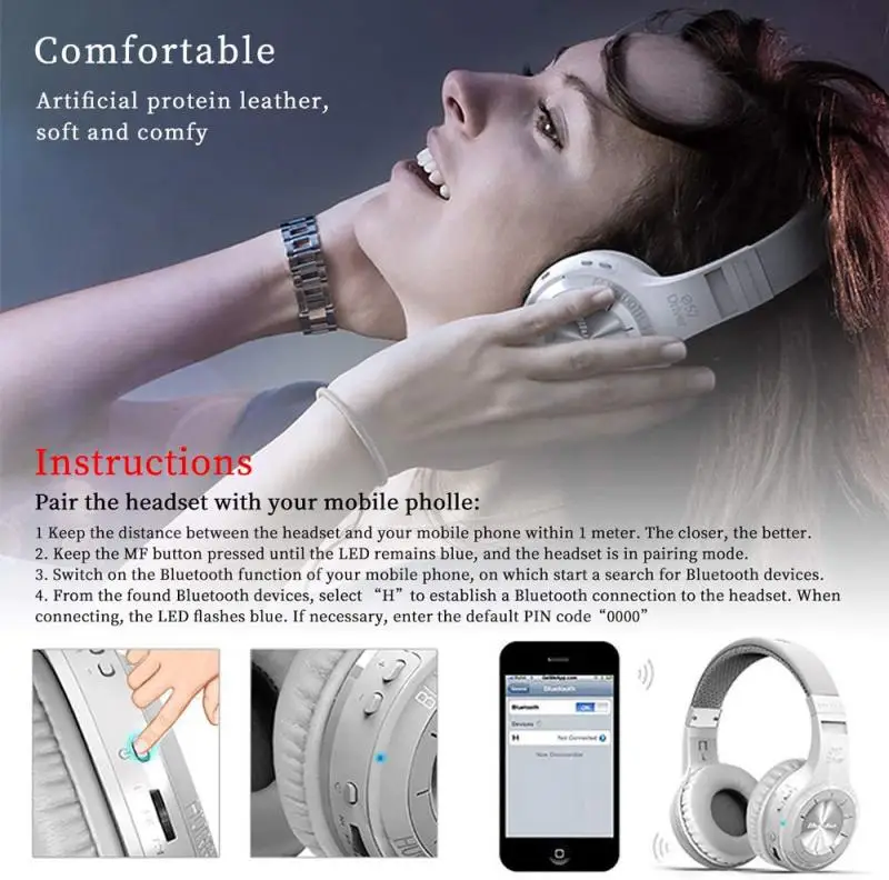 2020 tws Bluedio Turbine Hurricane Bluetooth headphones gaming headset with microphone Wireless Stereo earphones hifi earbuds