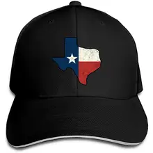 Винтажная бейсболка с флагом Техаса для мужчин и женщин