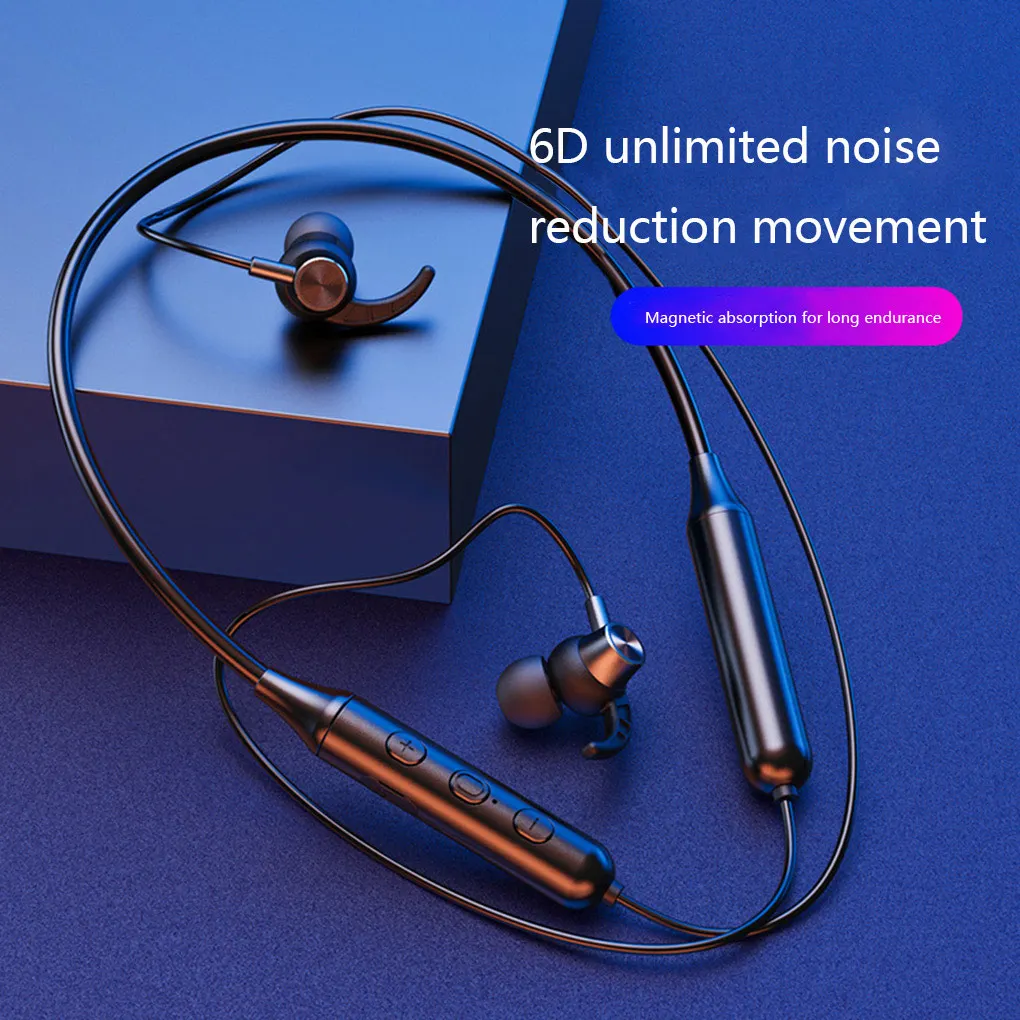 Беспроводные наушники спортивный наушник с магнитным аттракционом bluetooth