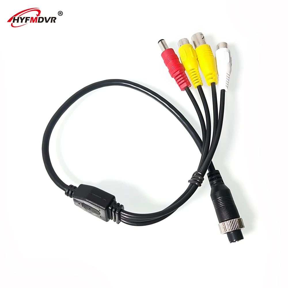 HYFMDVR источник завод 4 ядра авиационный женский поворот головы BNC видео Автомобильный мониторинг конверсионная линия
