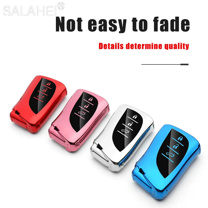 

Colorful Soft TPU Car Remote Key Case Cover Holder For Lexus IS ES GS GX LS500H NX RX LX LC RC 200 250 570 2018 2019 Accessories