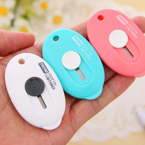 Deli Mini Letter Opener Office Utility Knife Box Cutter Safety Crafting Tools And Supplies utility knife box cutter cutting knife