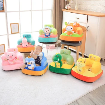 

Baby Sofa Support Seat Covers Cartoon Baby Sofa Support Seat Cover Chair Learning to Sit Nest Puff No Cotton