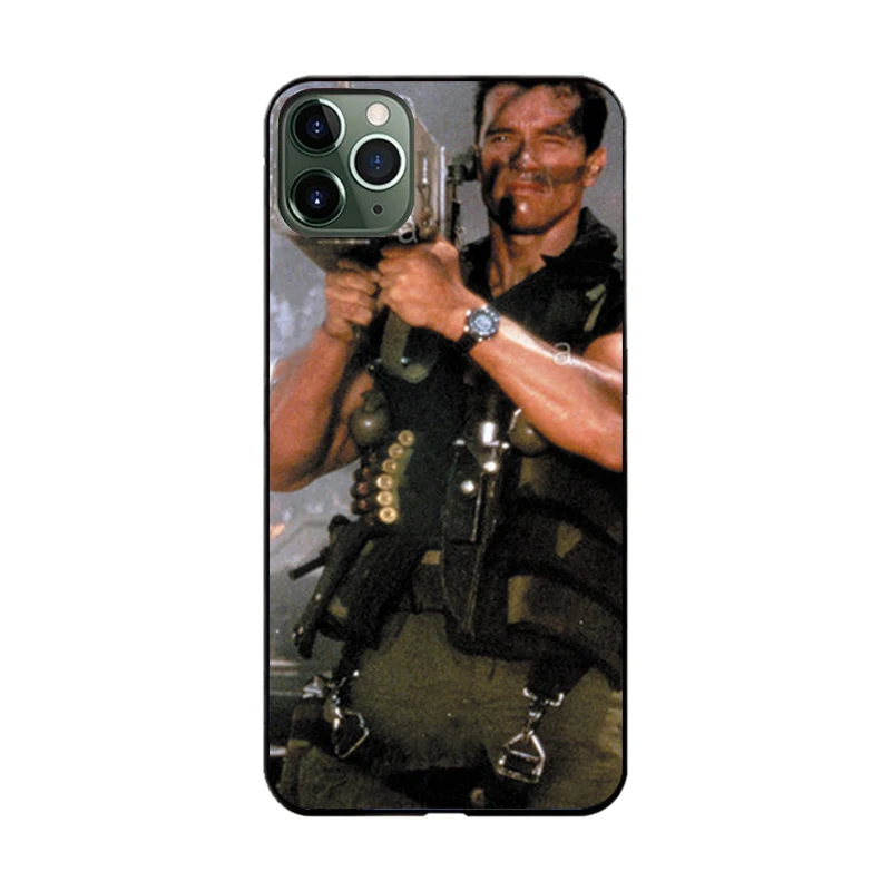 Чехол arnold schwarzenegger machine gun terminator для iphone 11 i phone11 pro max arnold commando rocket poster чехол на iphone 11 - Цвет: 7