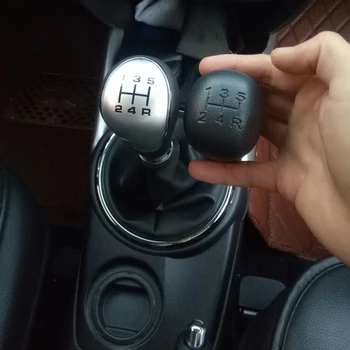

5 Speed Manual Car Gearbox Handles Gear Shift Knob Lever Stick Head for hyundai for Elantra for MOINCA for Sonata Leather Handle